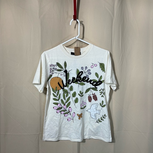 🔥NWT MaxMara Embroidered Tee - Picture 3 of 13